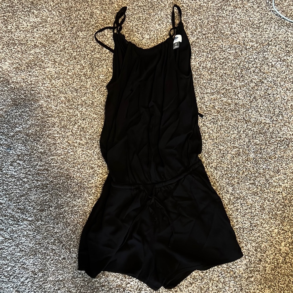 Short black romper